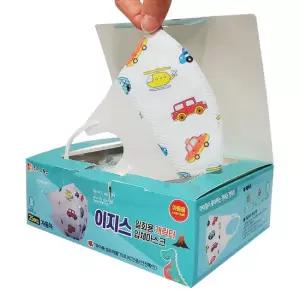 이지스 일회용 캐릭터 입체 마스크 25매 아동 자동차