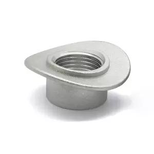 광대역 공기 연료비 게이지 산소 센서 용접 새들 마개 스테인레스 스틸 마운트 O2 배기 파이프