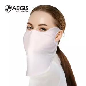 이지스 자외선차단 마스크 (목가림형) 연핑크