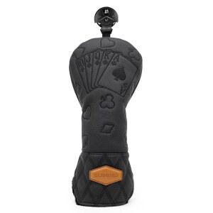 베어브레 골프 클럽 커버 포커 헤드 하이브리드 모든 가죽 브랜드 패리웨이 드라이버 우드