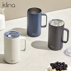 [NS홈쇼핑]클리나 이지머그 보온 보냉 스텐 손잡이 빨대 텀블러 710ml[35811345]