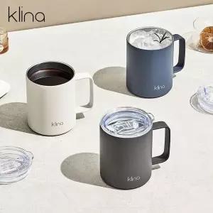 [NS홈쇼핑]클리나 이지머그 보온 보냉 스텐 손잡이 빨대 텀블러 415ml[35811346]