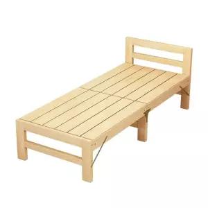 형 원목 접이식 침대 확장 판 수납형 좁은 공간용