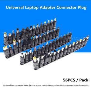 56pcs 범용 노트북 AC DC 잭 전원 공급 장치 어댑터 커넥터 플러그 HP Dell Lenovo Acer Toshiba 케이블 코