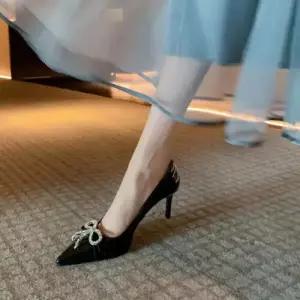 엘럽 레드 여성용 슈즈 스틸레토 에나멜 하이힐 웨딩 펌프스 큐빅 원템5