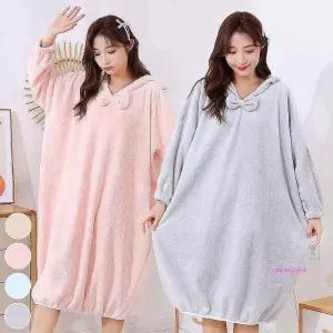 여자 아동 목욕 사우나 물놀이 여성청소년가운용품 입는 골프 비치 수영장가운 용품 마사지 샤워ij