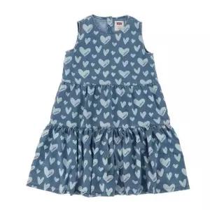 [백화점 홈쇼핑 정품] 리바이스 키즈 LVC 하트 데님 드레스 V262OP382P