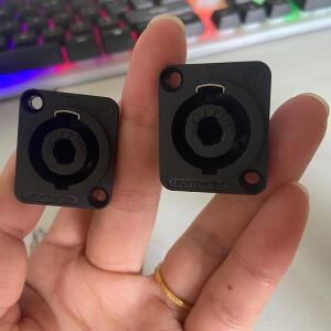 10-20PCS 좋은 품질 4FX 4극 기어 여성용 원형 프로 스피콘 커넥터와 호환 가능