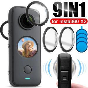 Insta 360 호환용 호환용 One X2 용 9 개/대 카메라 렌즈 보호대 Insta360 호환용 호환용 방수 방지 스크래