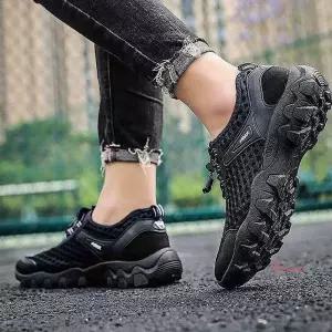 남녀공용슈즈 트래킹화 경량 등산신발 메쉬 아쿠아 가평물놀이 운동화 빠지 여름트래킹 캠핑 작은 계곡qrs3