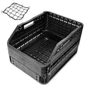 모쉐이 자전거 접이식 뒷바구니 32L 대용량 보관용 설치가 간편한 받은 디자인 열 및 부식에 강한