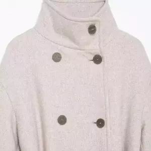 엘럽 여성용 모직 봄 코트 더블 원템1