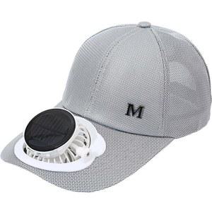 태양열 선풍기 모자 달린 팬 골프 메쉬 등산 낚시 태양광 USB 충전 여름 휴대용