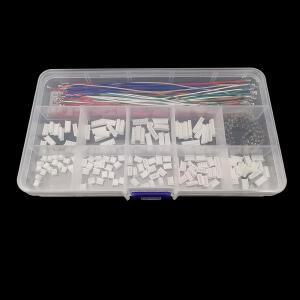 1Box 미니 JST 1.25mm 커넥터 키트 피치 MX 2/3/4/5/6/7/8/9/10 핀 암 하우징 사전 압착 케이블 와이어 2