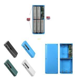 5x21700 DIY 보조베터리 쉘 외부 충전 커버 박스 LED 조명