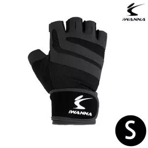 아이워너 트레이닝 글러브 2중 밴드 (블랙) (S)