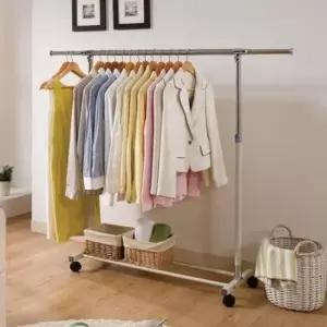 고정식행거 이동식행거 업그레이드 철 W B1단