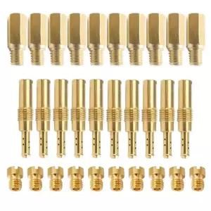 카브레타 메인 제트 슬로우 파일럿 PWK Keihin OKO CVK 세트 인젝터 깍지 오토바이 부품 M5 6mm 스레드 10