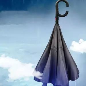 반대로 접는 우산 거꾸로 자동 차량 장우산 자동3단거꾸로우산 튼튼한장우산 자동장우산 양산