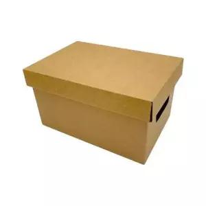 종이박스정리함 크라프트 종이 수납상자 24x16x13.5