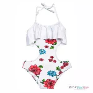 키즈봉봉 [드라마퀸] 러플 모노키니 원피스 수영복 - 플로랄 (DRAMAQUEEN RUFFLE MONOKINI FLORAL) (최초판