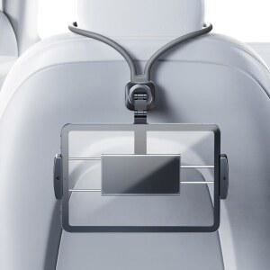 [미국배송] 테슬라 / 스포츠 버킷 퍼포먼스 시트용 DICMKY 자동차 IPAD 태블릿 홀더 뒷좌석 액세서리 성인용 리어 헤드레스트 행거 마운트 TV 엔터테인먼트 기기가 포함된 로드 트립 필수품