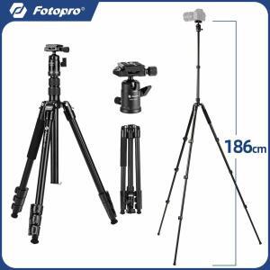 포토프로 카메라 삼각대, 컴팩트하고 가벼운 여행용 삼각대/모노포드, 사진 촬영용 플립 잠금 노브 포함