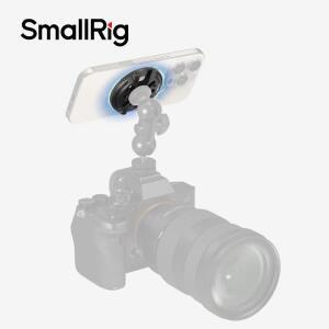 스몰리그 아이폰 마그세이프 폰 마운트 플레이트, 라이브 스트리밍, 야외 셀카, 카메라 모니터용 마이크