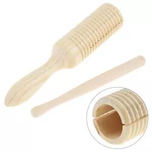 에코 친화적 인 사운드 튜브 나무 크로우 아이 어린이 선물 파인 우드 사운 더 뮤지컬 장난감 타악기 교육