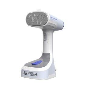 블랙 데커 스토어 프로 블 스티머 GS0311 1PD 45초 열선 엑스트라 롱 파워 코드 및 보푸라기 제거 장치 부착 의류 커튼 실내 장식을 위한 강력한 스팀 성능