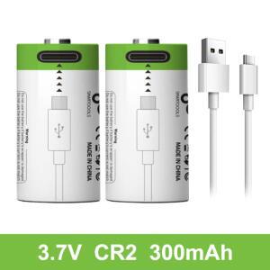 충전식 리튬 이온 배터리, 디지털 카메라, GPS , 의료 장비, 특수 및 케이블, 3.7V CR2, 300mah,