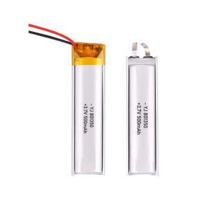 블루투스 헤드셋, 미용 기기, 셀카봉, 스프레이 등을 위한 3.7V 500mAh 폴리머 리튬 LiPo 충전식 배터리 80