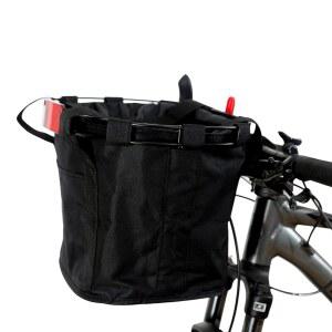 Qiue 퀵 릴리스 탈부착 가능한 자전거 바구니 접이식 앞핸들바 가방 여성용 및 남성용 반려견 반려묘 운반자 호환 출퇴근 쇼핑 탈 수 있는 용량