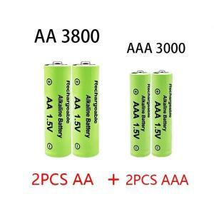 1.5V AA NI MH 충전식 배터리 알카라인 3800-3000mAh 손전등 장난감 시계 MP3 플레이어 교체용 Ni-Mh