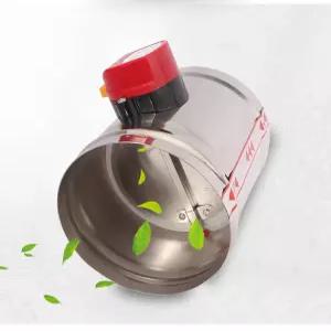 스테인레스 스틸 201 댐퍼 전기 공기 밸브 전동 체크 AC220V DC12V 2 인치 3 4