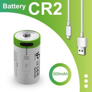 고품질 1-10pcs 3.7V CR2 300mah 충전식 배터리, 디지털 카메라, GPS , 의료 장비 특수 + 케이블 제작