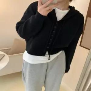 [옷은날개] 여자 5컬러 후디 숏 가디건 보들보들 후드가디건 크롭