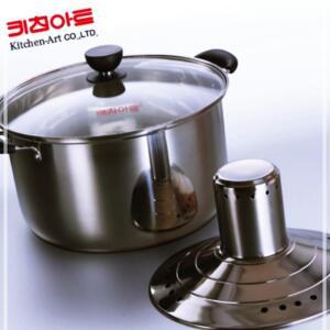 키친아트 스팀 34cm 대형솥 빨래냄비 빨래용품 빨래삶기 빨래솥