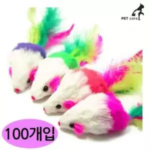 [반려] 고양이완구 미니 쥐 100개입X 총100개입 10봉 장난감