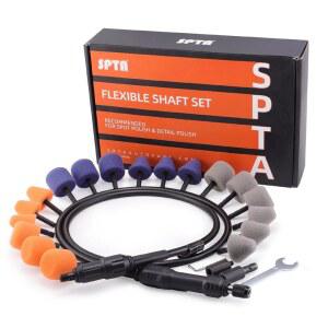 미니 폴리싱 SPTA 유연한 샤프트 18개의 원뿔형 원통형 드럼 자동차 세트