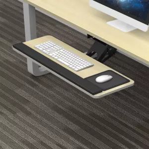 수납패드 받침대 마우스 원목 거치대 서랍형 키보드