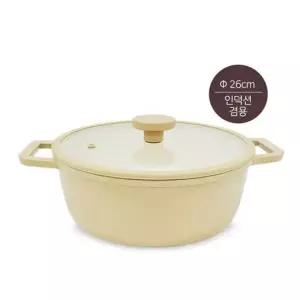MY 국산 라떼 세라믹코팅 전골냄비 26cm 냄비 마라탕냄비