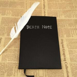 코스프레소품 데쓰 SET 데스 비밀 웃긴 책 이색 깃털펜 선물 연말 학교 공 관서 노트 친구 재미있는