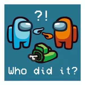 어몽어스 RAINBOW시리즈 범인 보석십자수 캔버스 25x25cm