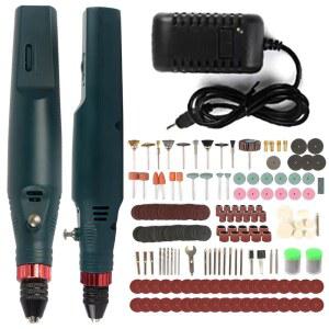 12V 24W 미니 전기 드릴 조각사 속도 세트 무단 액세서리 휴대용 머신 그라인딩 그라인더 드릴링