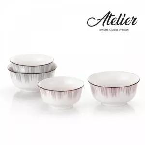 TBZ 디오바코 아뜰리에 대접 5개입(색상랜덤)