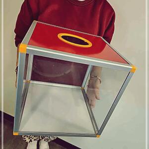 함 대형 케이스 30cm 학교 관서 행운 연말모임 동호회 생일 응모상자 추첨박스 이벤트용품 뽑기 공