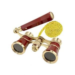 조절 가능한 손잡이와 체인이 있는 여성용 안경 콘서 3X25 오페라 AETHRIX 음악