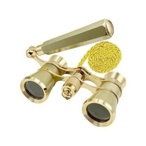 조절 가능한 손잡이와 체인이 있는 여성용 AETHRIX 음악 안경 콘서 3X25 오페라