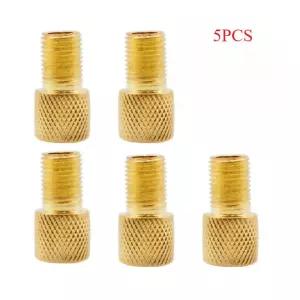 프레스타에서 슈레더로 변환하는 밸브 어댑터 5개 F/V에서 A/V로 자전거 타이어 컨버터 프랑스식 액세서리